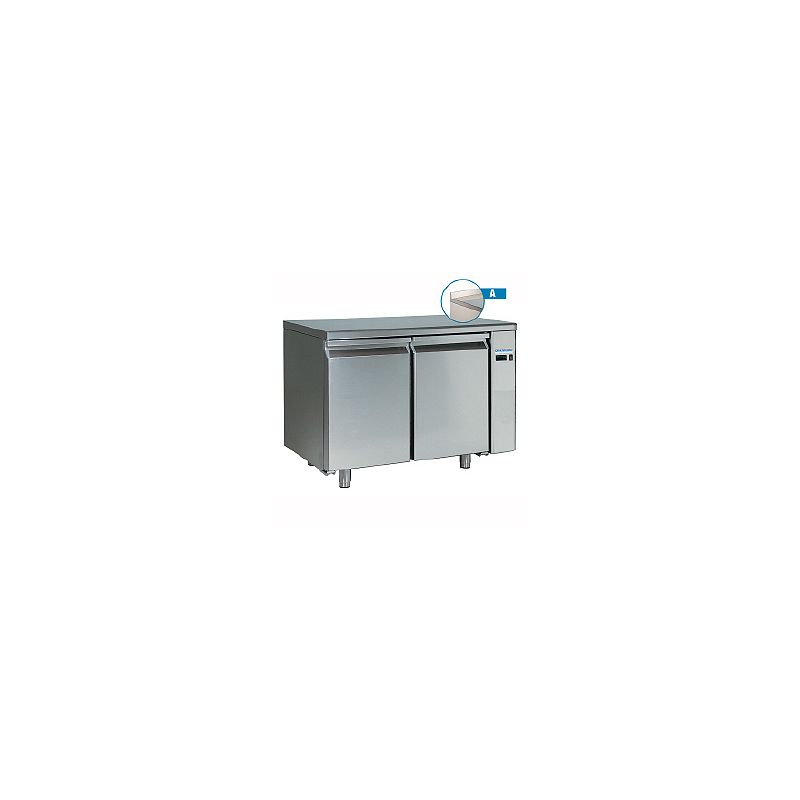 Table frigorifique ventilée (gastronorm) 2 portes GN 1/1