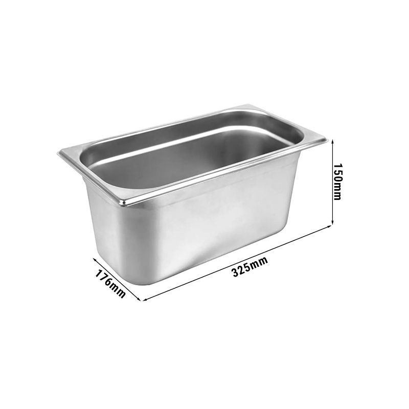 Bac GN 1/3- profondeur 150 mm Bac GN 1/3- profondeur 150 mm