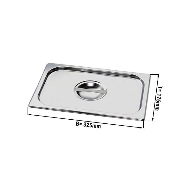 Couvercle inox GN 1/3 Couvercle inox GN 1/3