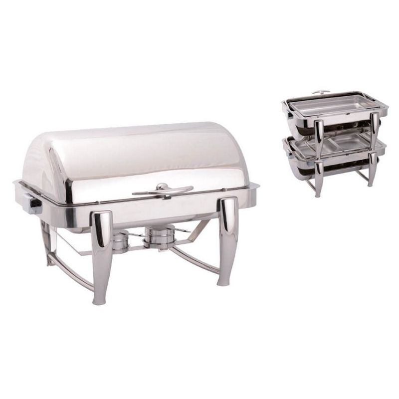 Chafing Dish GN1/1 empilable finition miroir poli - ATOSA Chafing Dish GN1/1 empilable finition miroir poli - ATOSA