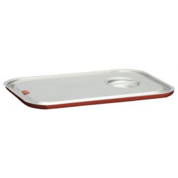 Couvercle inox bac GN 1/1 étanche avec joint