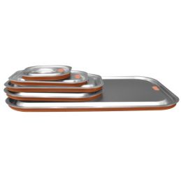 Couvercle inox bac GN étanche avec joint