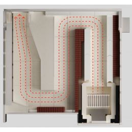 Four à sole à tubes de vapeur 4 chambres 8 bouches MONDIAL FORNI