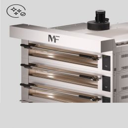 Four modulaire électrique à sole 3 plaques 530x650 MONDIAL FORNI