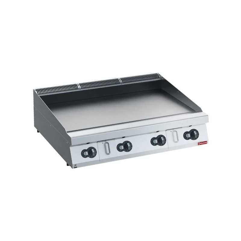 Plaque de cuisson gaz HP, lisse, nitro chrome -TOP- DIAMOND Plaque de cuisson gaz HP, lisse, nitro chrome -TOP- DIAMOND
