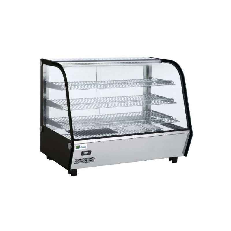 Vitrine Chaude à Poser Service Arrière Vitre Bombée 160 L (RTR-160L) - Afi Collin-Lucy Vitrine Chaude à Poser Service Arrière Vitre Bombée 160 L (RTR-160L) - Afi Collin-Lucy