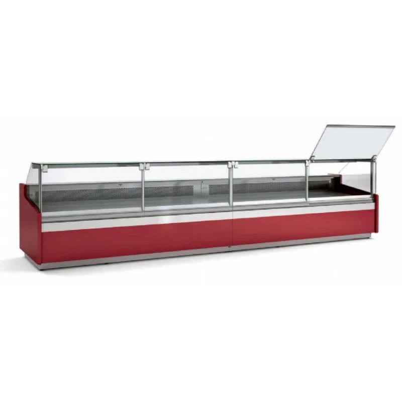 Vitrine horizontale pour boucherie charcuterie avec vitre relevable sans réserve - 1055x1100x1265 mm - Docriluc Vitrine horizontale pour boucherie charcuterie avec vitre relevable sans réserve - 1055x1100x1265 mm - Docriluc