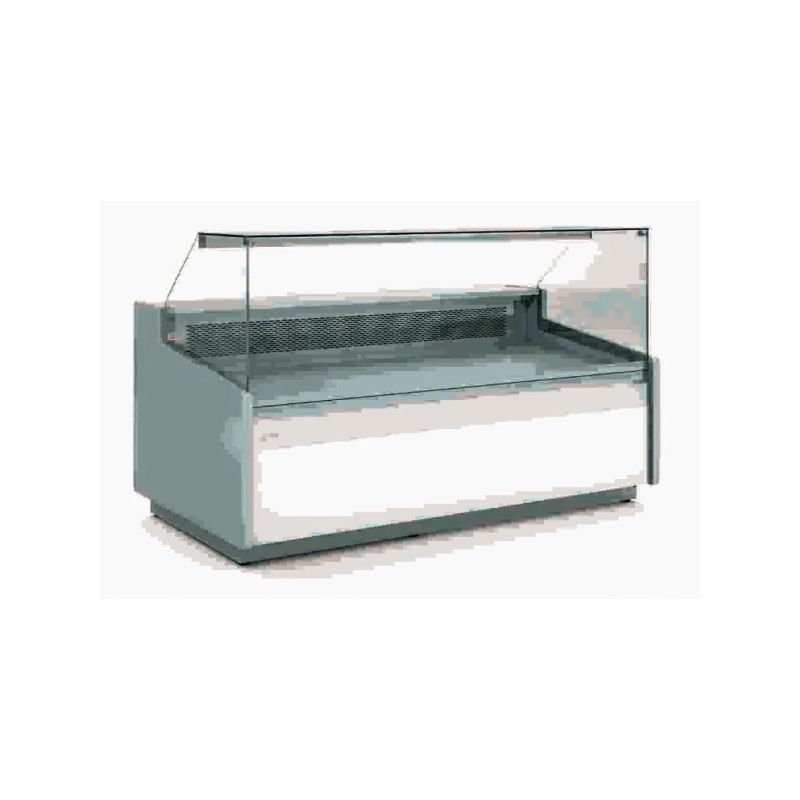 Vitrine basse horizontale positive pour fromagerie charcuterie avec vitre droite - 2995x1120x1106 mm - Docriluc Vitrine basse horizontale positive pour fromagerie charcuterie avec vitre droite - 2995x1120x1106 mm - Docriluc