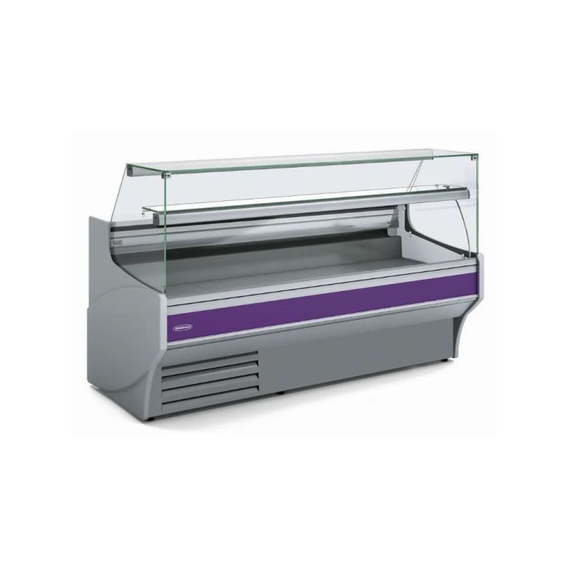 Vitrine horizontale positive -1/+5 °c ventilée avec réserve et vitre double droite - 2025x940x1235 mm - Docriluc Vitrine horizontale positive -1/+5 °c ventilée avec réserve et vitre double droite - 2025x940x1235 mm - Docriluc