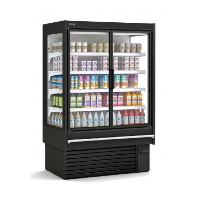 Vitrine murale professionnelle avec portes pour boucherie charcuterie 914 litres régime m1 - Docriluc Vitrine murale professionnelle avec portes pour boucherie charcuterie 914 litres régime m1 - Docriluc