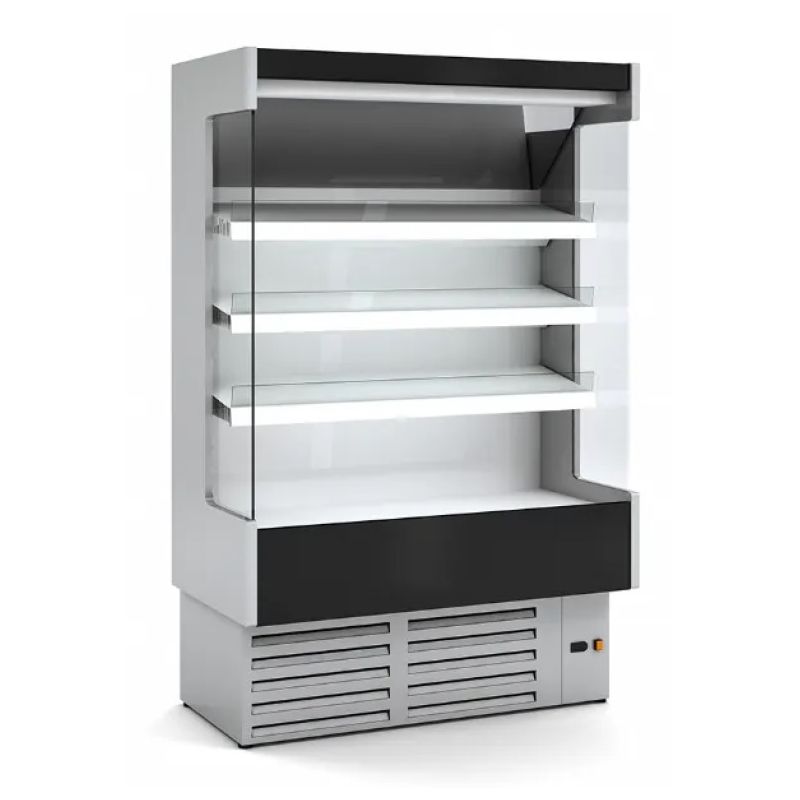 Vitrine murale professionnelle sans portes pour boucherie charcuterie 434 litres régime m2 - Docriluc Vitrine murale professionnelle sans portes pour boucherie charcuterie 434 litres régime m2 - Docriluc
