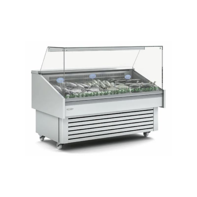 Vitrine mobile poisson vitre droite avec plaques froides m1 (-1/+5°c) - 1505x914x1235 mm - Docriluc Vitrine mobile poisson vitre droite avec plaques froides m1 (-1/+5°c) - 1505x914x1235 mm - Docriluc