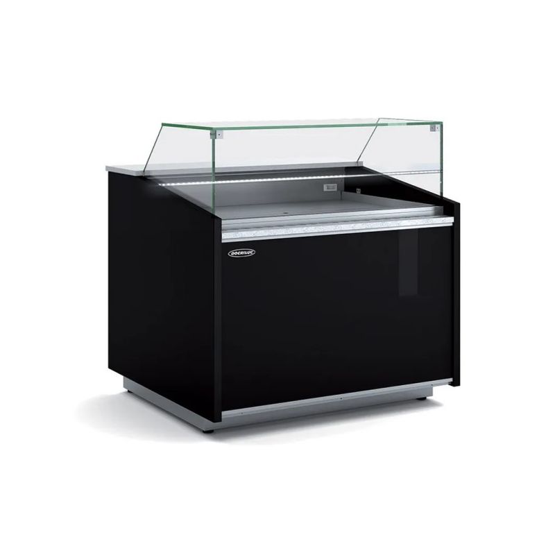 Vitrine pâtisserie positive -1/+5 °c avec vitre droite et fond plat - 1035x1000x1085 mm - Docriluc Vitrine pâtisserie positive -1/+5 °c avec vitre droite et fond plat - 1035x1000x1085 mm - Docriluc