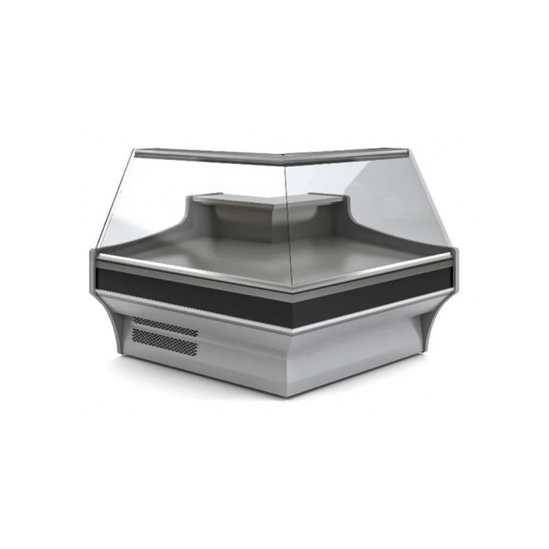 Vitrine d'angle extérieur 90° pour vitrine vep-9 vitre courbée - Docriluc