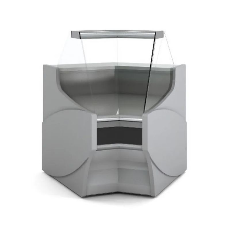 Vitrine d'angle intérieur petit modèle pour vitrine vep-9 vitre courbée - Docriluc Vitrine d'angle intérieur petit modèle pour vitrine vep-9 vitre courbée - Docriluc