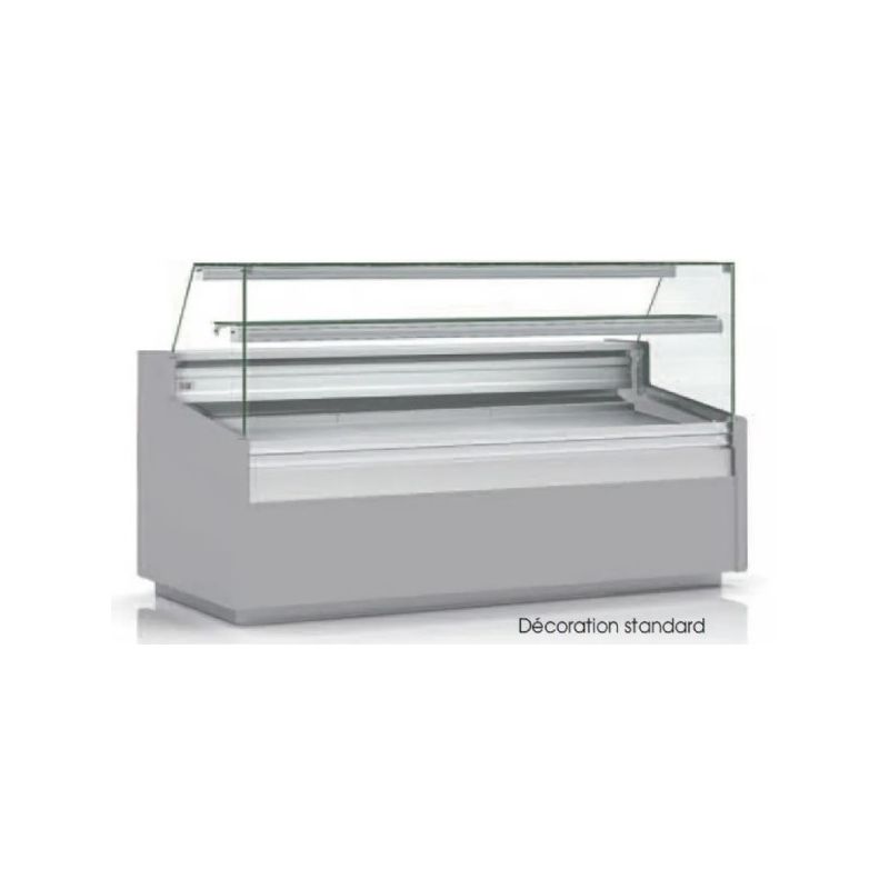 Vitrine Horizontale Positive -1/+5 °C avec Vitre Droite et 1 Étagère – 2525x960x1232 mm – Docriluc Vitrine Horizontale Positive -1/+5 °C avec Vitre Droite et 1 Étagère – 2525x960x1232 mm – Docriluc