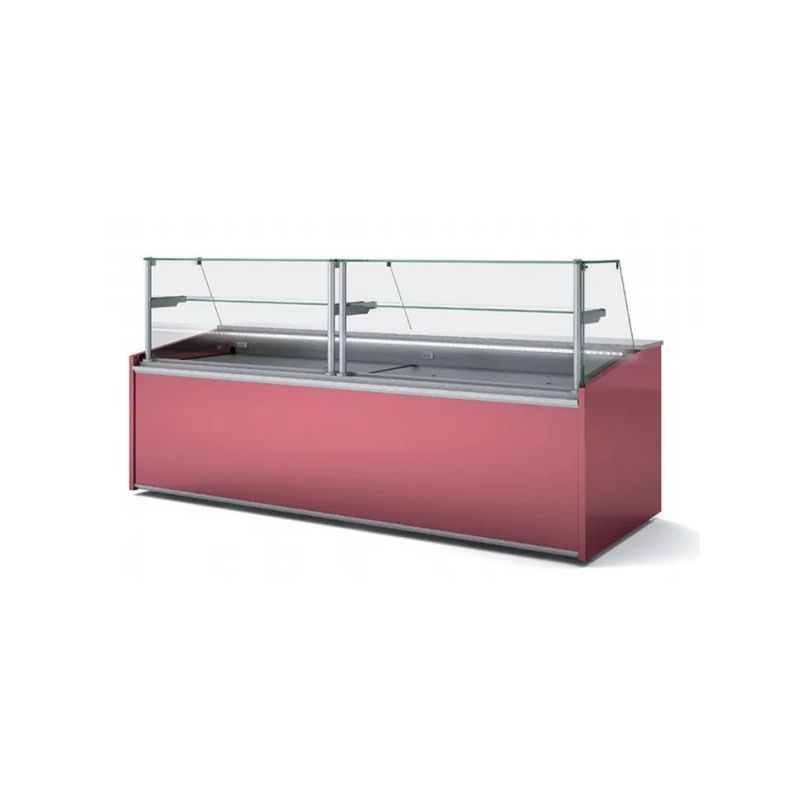 Vitrine Droite Pâtisserie Positive -1/+5 °C avec Fond Plat et 1 Étagère – 2005x1000x1290 mm – Docriluc Vitrine Droite Pâtisserie Positive -1/+5 °C avec Fond Plat et 1 Étagère – 2005x1000x1290 mm – Docriluc