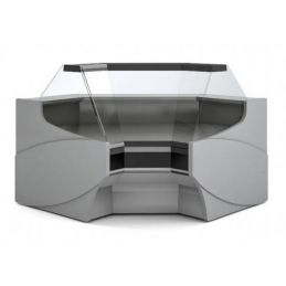 Vitrine d'angle intérieur grand modèle pour vitrine ve-9-rcb - Docriluc