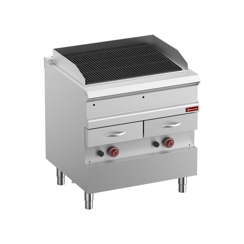 Grill Vapeur gas, grille en fonte "double face", module 1/1 Grill Vapeur gas, grille en fonte "double face", module 1/1