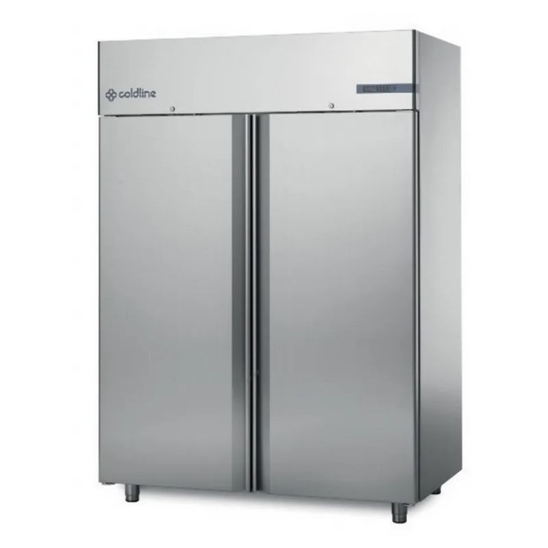 Armoire réfrigérée positive master gn 2/1 groupe logé 2 portes pleines 1400 litres, coldline Armoire réfrigérée positive master gn 2/1 groupe logé 2 portes pleines 1400 litres, coldline