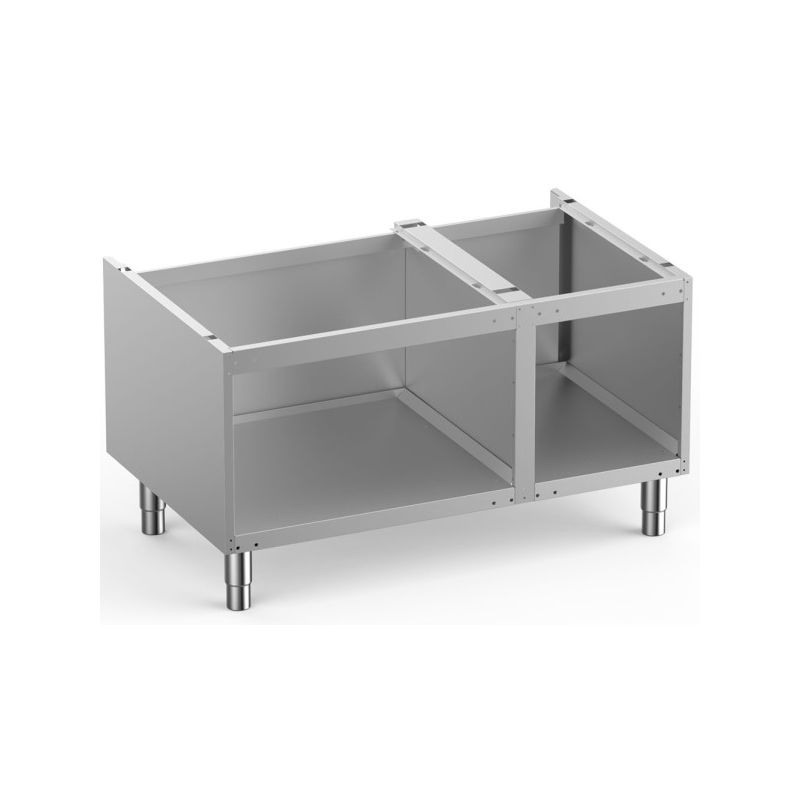 Soubassement ouvert, sur pieds inox réglables Soubassement ouvert, sur pieds inox réglables