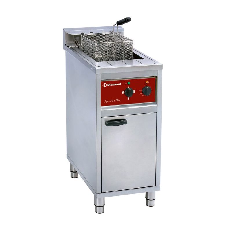 Friteuse électrique 16 lit. sur meuble, 4-8-12 Kw