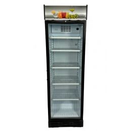 Réfrigérateur professionnel 1 porte en verre ventilé 382 l