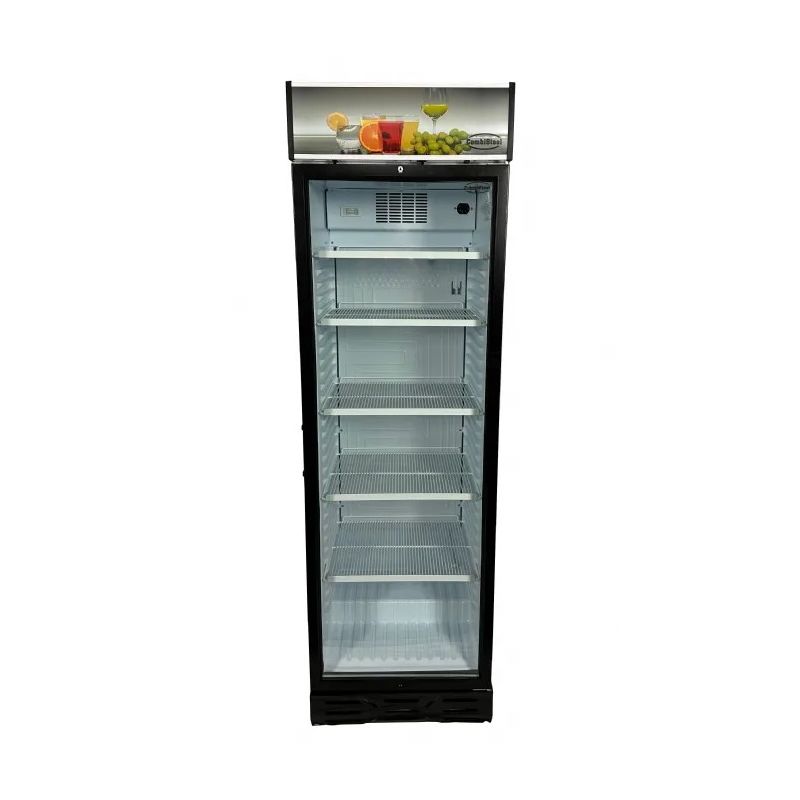 Réfrigérateur professionnel 1 porte en verre ventilé 382 l Réfrigérateur professionnel 1 porte en verre ventilé 382 l