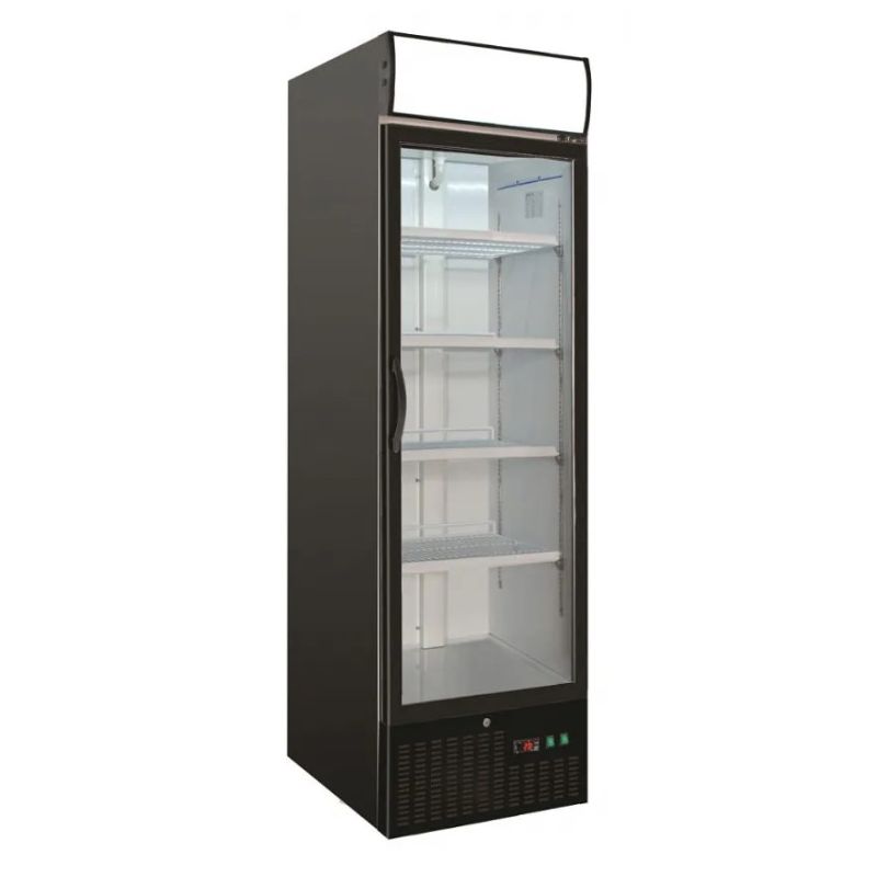 Réfrigérateur professionnel 1 porte en verre éclairage led ventilé 460 l Réfrigérateur professionnel 1 porte en verre éclairage led ventilé 460 l
