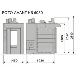 Four Rotatif Gaz ou Mazout 600x800 ROTO AVANT - POLIN