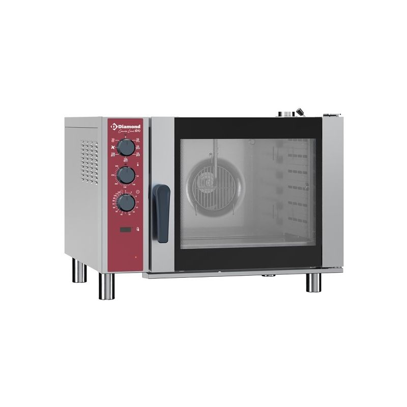 Four convection électrique 6x GN 1/1, humidificateur automatique Four convection électrique 6x GN 1/1, humidificateur automatique