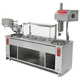 Ensemble machine à churros, machine à lokma / beignets sur table - EMPERO