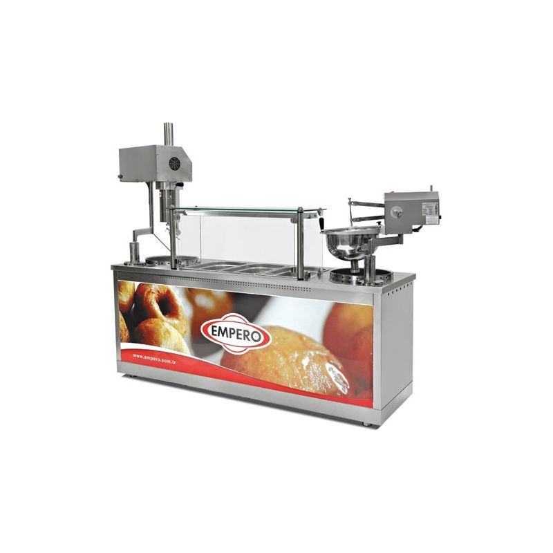 Ensemble machine à churros, machine à lokma /beignets avec table électrique 220 V - EMPERO Ensemble machine à churros, machine à lokma /beignets avec table électrique 220 V - EMPERO