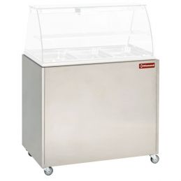Meuble inox support vitrine...