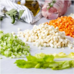 légumes coupées