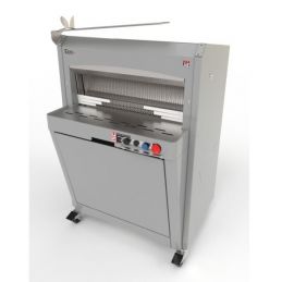 Trancheuse à pain automatique sur roulettes, gris