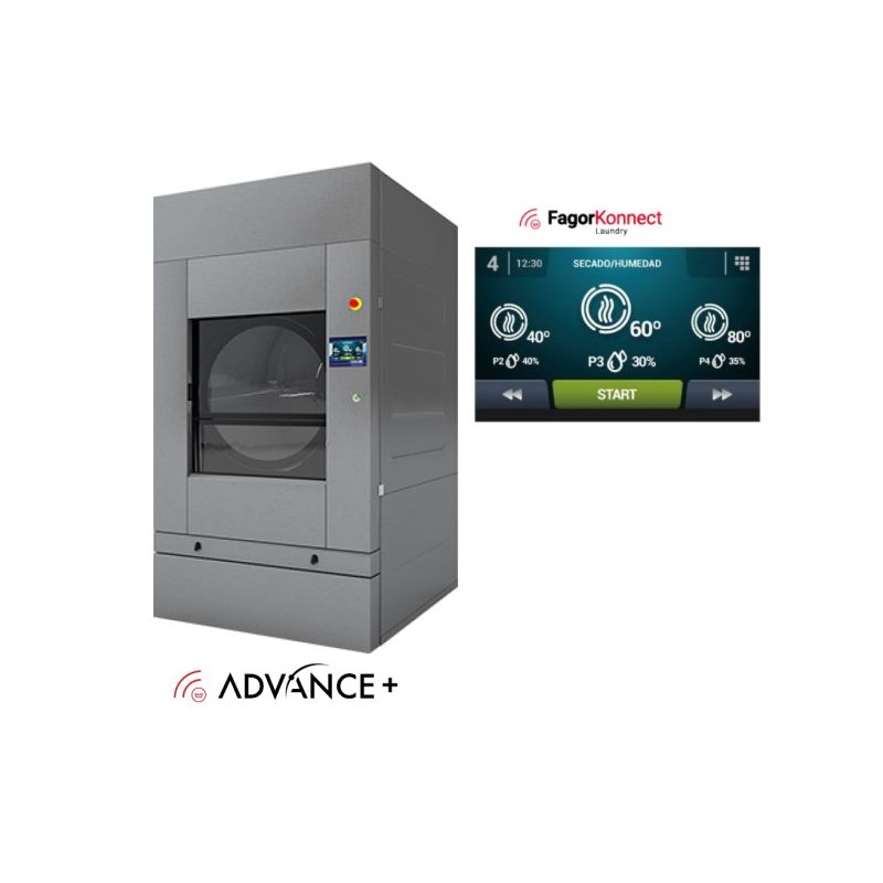 Sèche-linge gaz Advance+ 60 kg, fagor Sèche-linge gaz Advance+ 60 kg, fagor