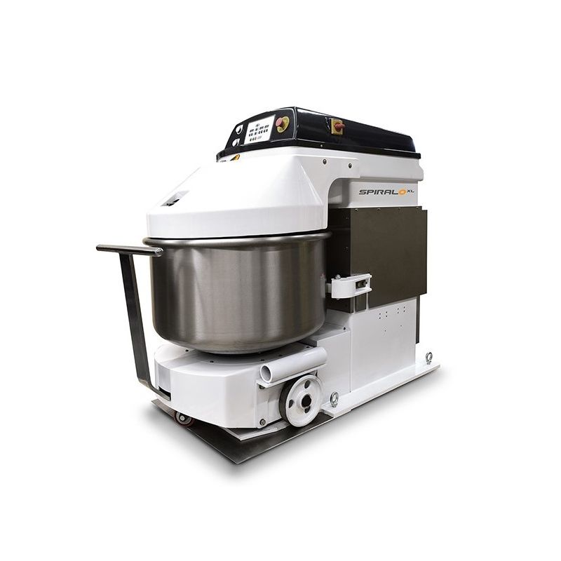 Pétrin XL à spirale triphasé capacité 120 kg 210 trs/min