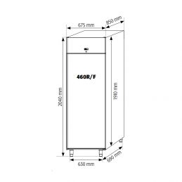 Réfrigérateur boulangerie positif professionnel inox -2/+8 °c, Sinmag