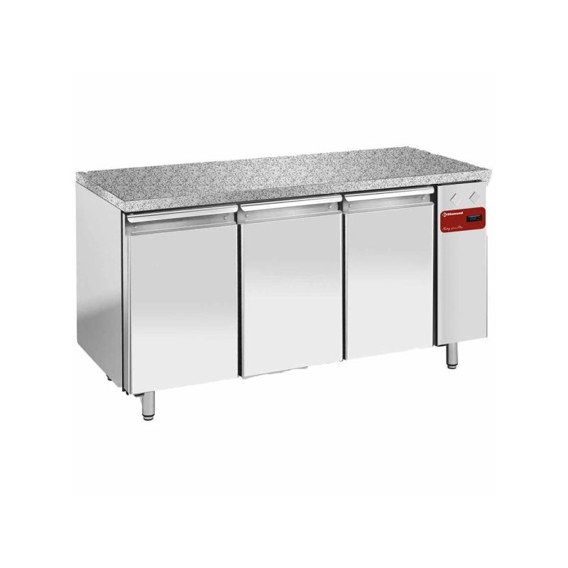 able frigorifique, ventilée, 3 portes EN 600x400