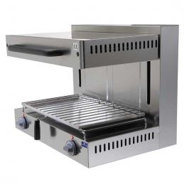 salamandre gaz avec plafond mobile et grille, GN 1/1