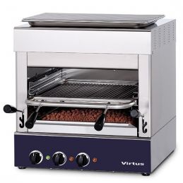 Gril électrique professionnel grille 400x470 mm triphasé 40-50 couverts par service