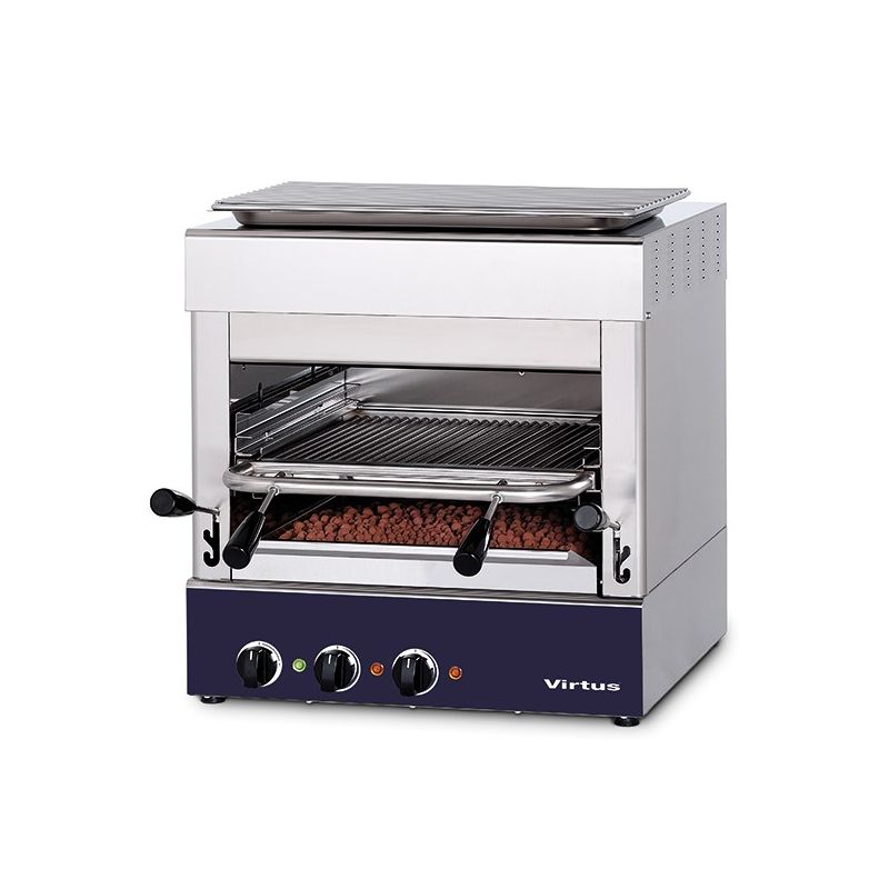 Gril électrique professionnel grille 400x470 mm triphasé 40-50 couverts par service Gril électrique professionnel grille 400x470 mm triphasé 40-50 couverts par service