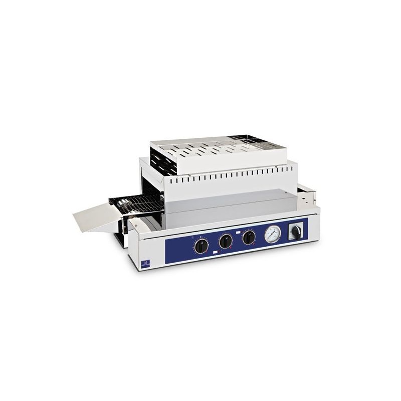 Grille-pain tunnel professionnel monophasé avec variateur de vitesse- 4 kw