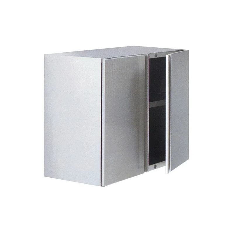 Armoire murale avec 2 portes battantes et étagère intermédiaire, 800x400 mm Armoire murale avec 2 portes battantes et étagère intermédiaire, 800x400 mm