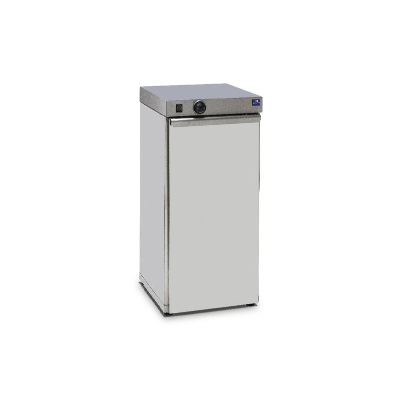 Armoire chauffe-assiettes avec porte battante pour 60 assiettes de diamètre 350 mm