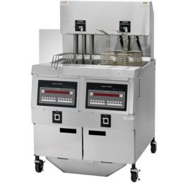 Friteuse gaz haut rendement 2 x 27 l - 50 kw