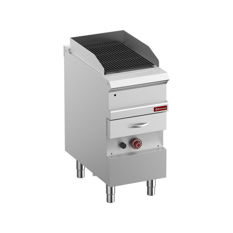 Grill Vapeur gaz, grille en fonte "double face", module 1/2 Grill Vapeur gaz, grille en fonte "double face", module 1/2