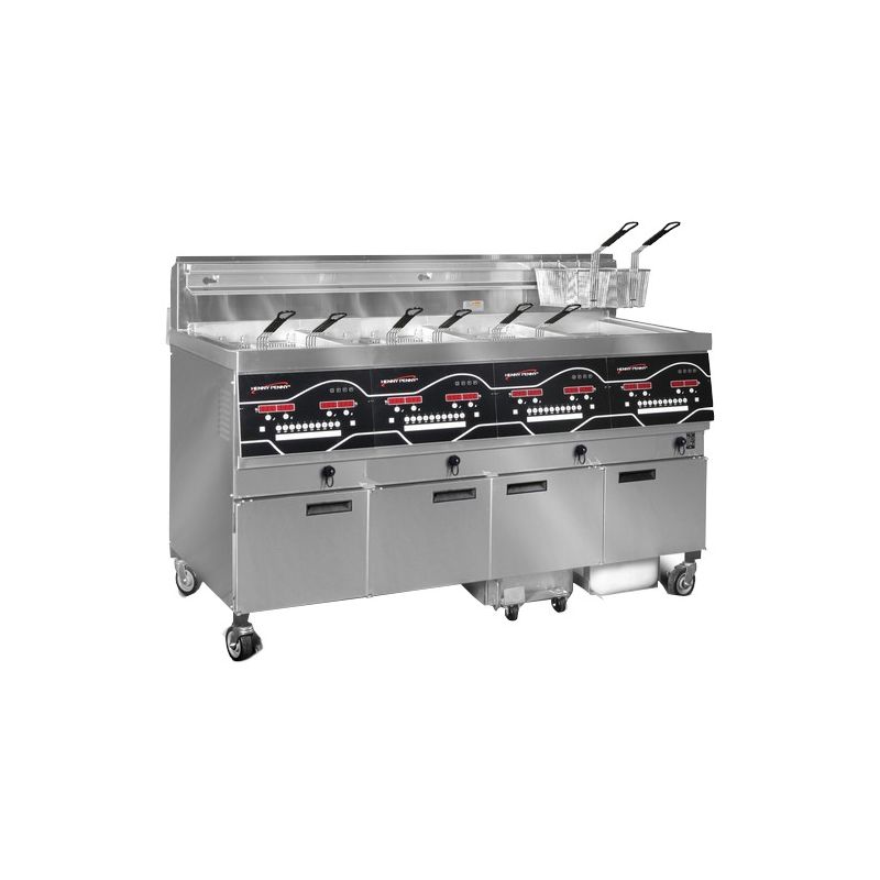 Friteuse gaz haut rendement 4 x 14 l Friteuse gaz haut rendement 4 x 14 l