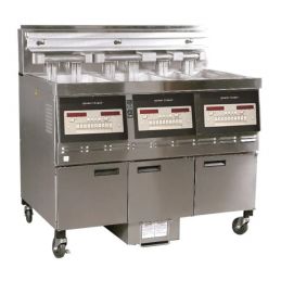 Friteuse électrique haut rendement 3 x 18 l - 42 kw
